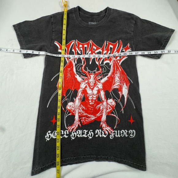 Vitriol “Hell Hath No Fury” Graphic T-Shirt - Size Small - Picture 2 of 4